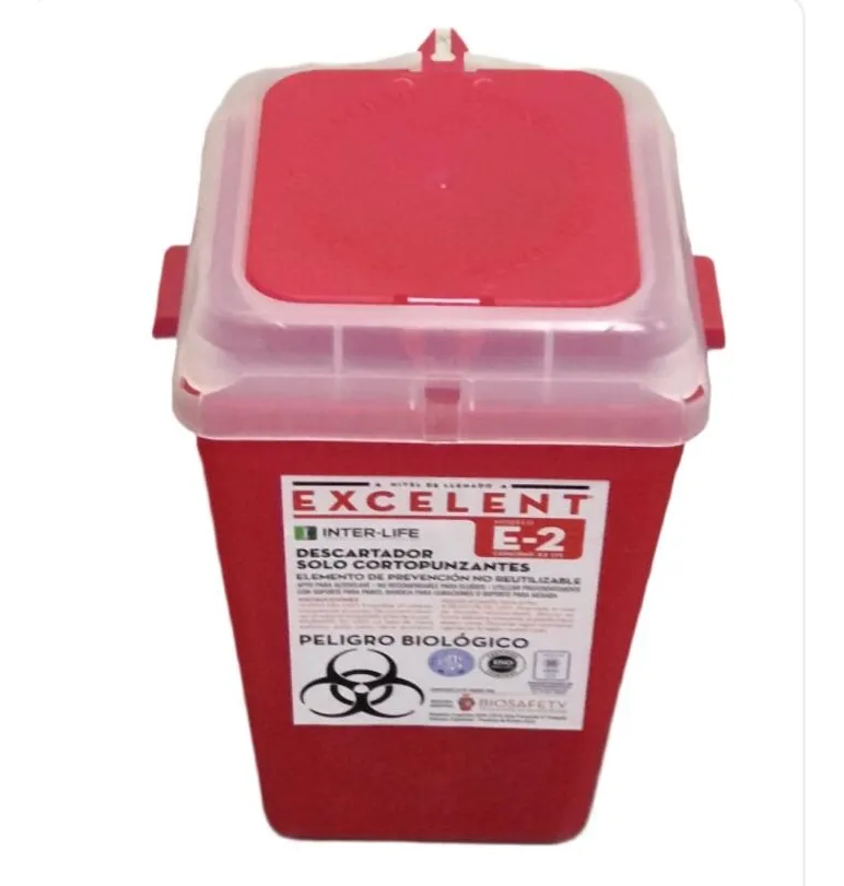 Descartador agujas y cortop 2lts E2 -Export- EXCELENT (C0448)