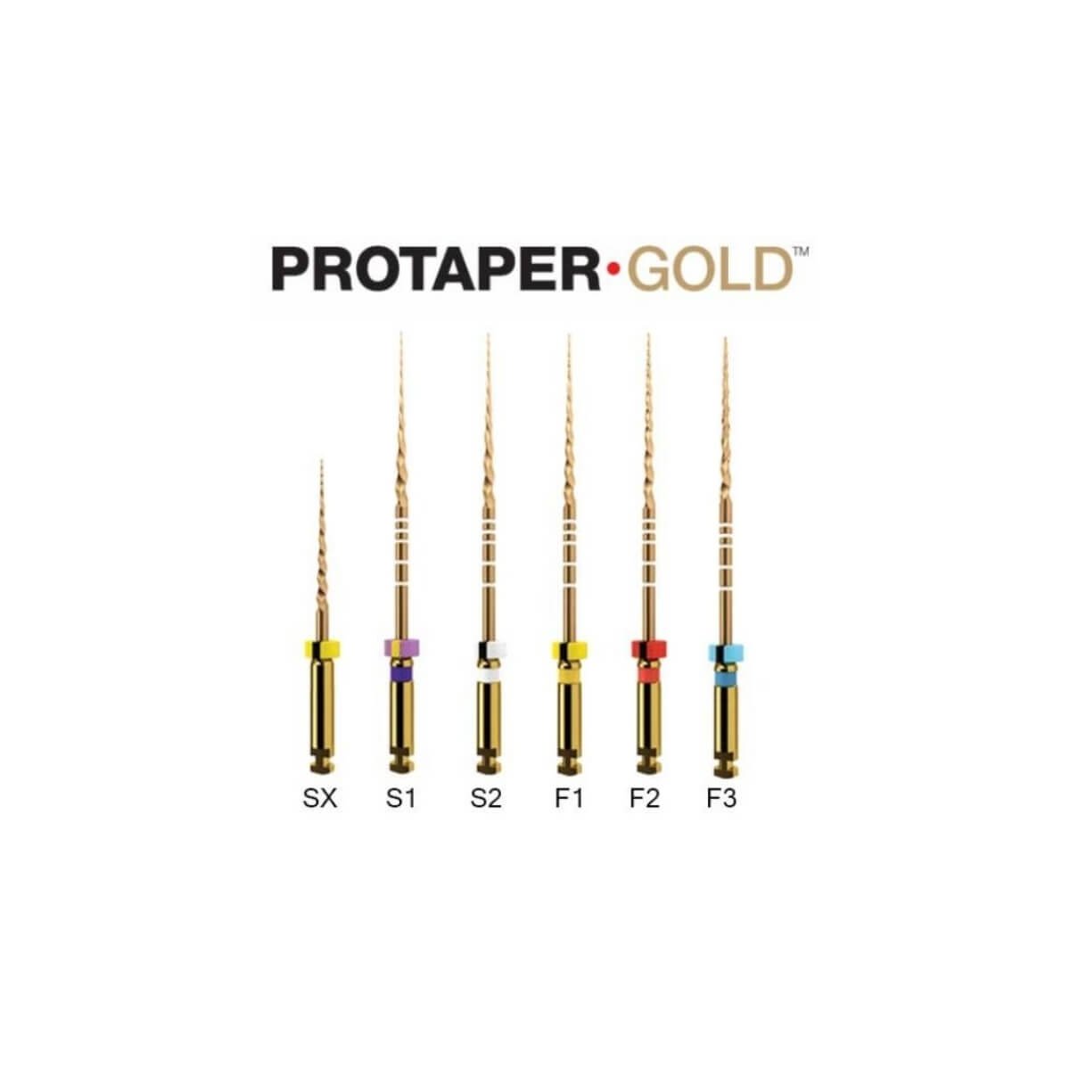 LIMAS MAILLEFER PROTAPER GOLD SURT x 6