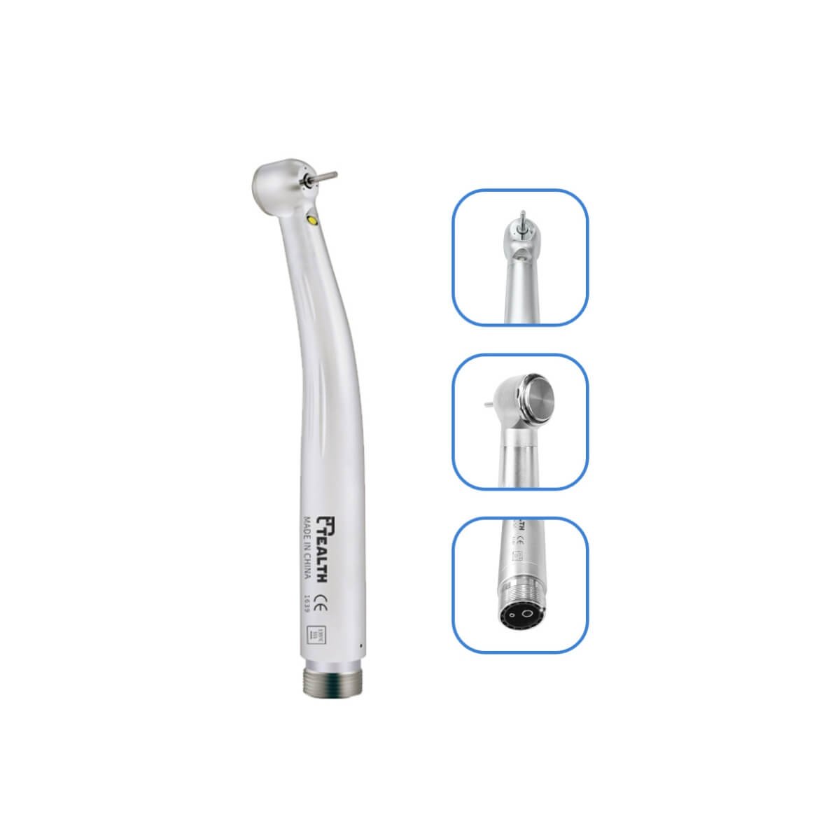 Turbina torque LED, 3 spray, push button, 2300PL‐B2 (TPL3‐W‐B2). TEALTH
