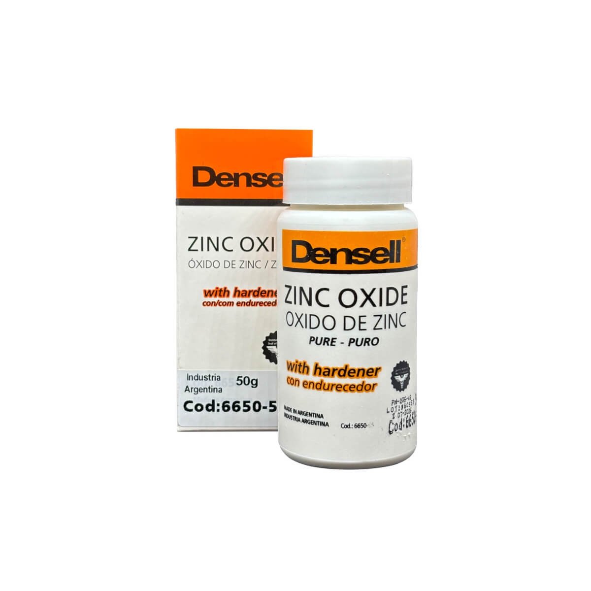 OXIDO DE ZINC POLVO 50 GRAMOS Densell