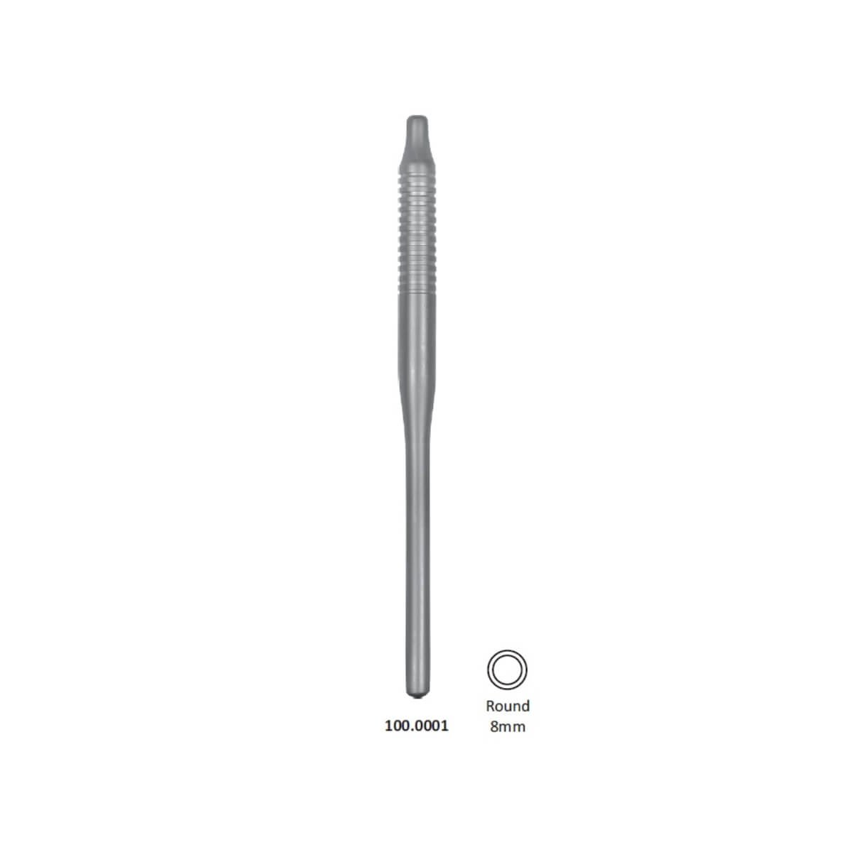 Mango para Espejo PS inox redondo 786-630 Easydent