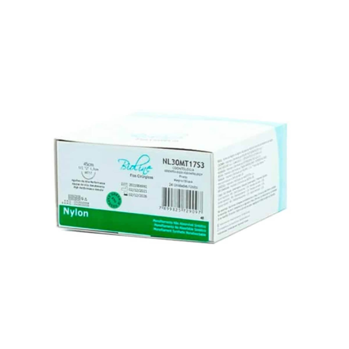 Sutura Bioline Nylon 5,0 por unidad